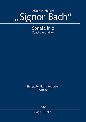 Sonata in C minor Score, with two parts, First edition