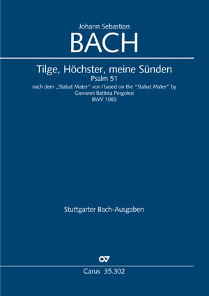 Giovanni Battista Pergolesi Tilge Hochster Meine Sunden Sheet Music Buy Choral Sheet Music