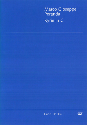 Kyrie in C major Full score, First edition
