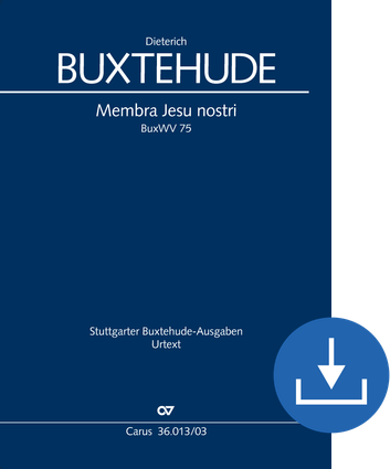 Membra Jesu nostri Réduction piano-chant (téléchargement), fichier pdf