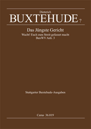 Dieterich Buxtehude: Last Judgment - Sheet music | Carus-Verlag