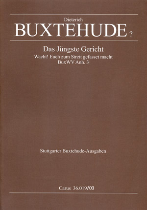 Das jüngste Gericht Wacht! Euch zum Streit gefasset macht Klavierauszug
