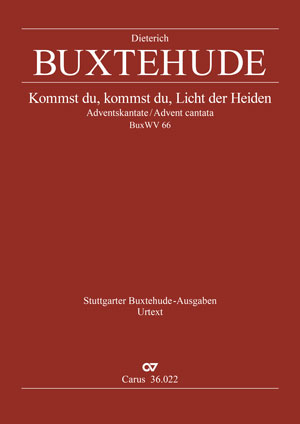 Dieterich Buxtehude: Kommst du, Licht der Heiden - Sheet music | Carus-Verlag