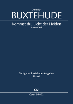 Dieterich Buxtehude: Kommst du, Licht der Heiden - Noten | Carus-Verlag