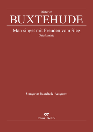 Man singet mit Freuden vom Sieg Dirigierpartitur, Erstausgabe