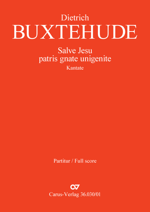Salve Jesu, patris gnate unigenite Partitur