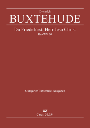 Du Friedefürst, Herr Jesu Christ Choralkantate Dirigierpartitur