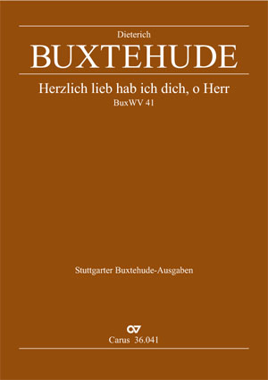 Dieterich Buxtehude: Herzlich lieb hab ich dich, o Herr - Sheet music | Carus-Verlag