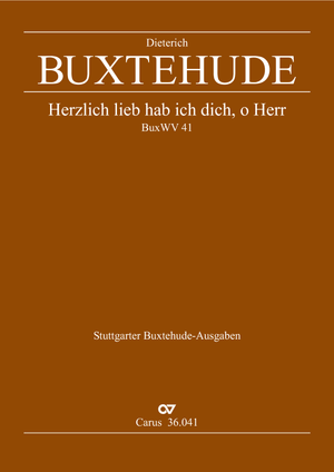 Herzlich lieb hab ich dich, o Herr Kantate Dirigierpartitur