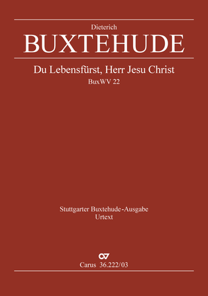 Du Lebensfürst, Herr Jesu Christ Himmelfahrts-Kantate Klavierauszug