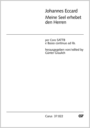 Magnificat Meine Seel erhebet Partitur