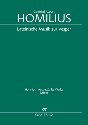 Thumbnail: Gottfried August Homilius: Lateinische Musik zur Vesper