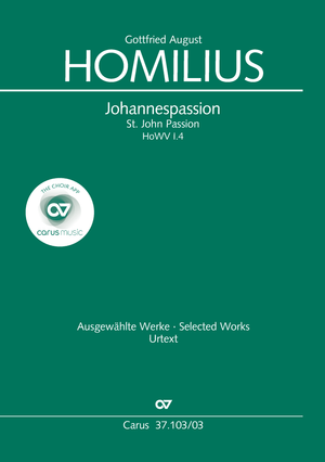 St. John Passion Vocal score