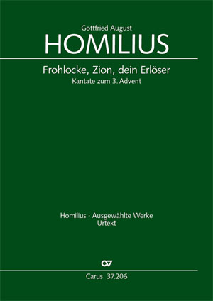 Thumbnail: Gottfried August Homilius: Frohlocke, Zion, dein Erlöser