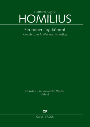 Thumbnail: Gottfried August Homilius: Ein hoher Tag kömmt