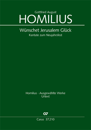 Thumbnail: Gottfried August Homilius: Wünschet Jerusalem Glück