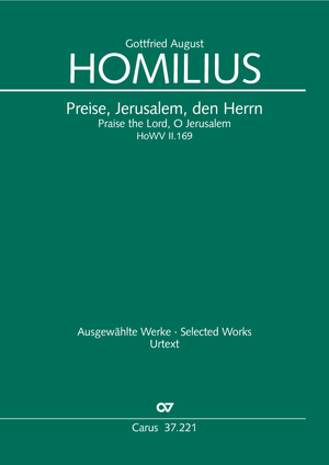 Gottfried August Homilius: Preise, Jerusalem, den Herrn - Noten | Carus-Verlag