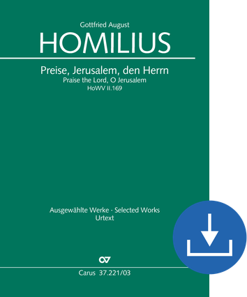Preise, Jerusalem, den Herrn Reformationskantate Klavierauszug digital, PDF-Datei