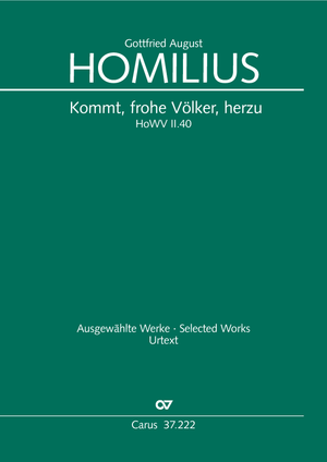 Thumbnail: Gottfried August Homilius: Kommt, frohe Völker, herzu