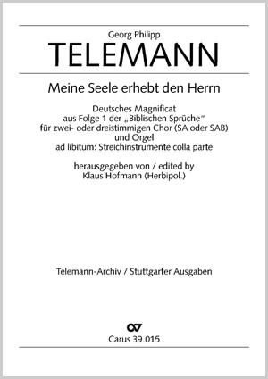 Georg Philipp Telemann: With my spirit I praise the Lord