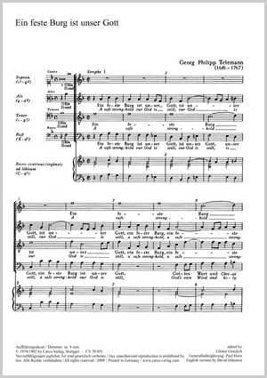 Georg Philipp Telemann: Deus, judicium tuum - Sheet music