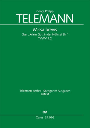 Georg Philipp Telemann: Missa brevis - Partition | Carus-Verlag