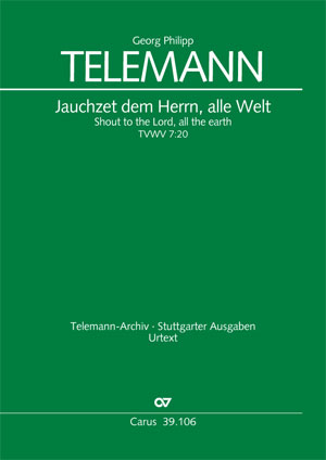 Georg Philipp Telemann: Shout, O shout to the Lord - Partition | Carus-Verlag