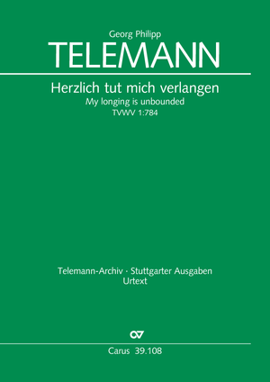 Georg Philipp Telemann: Herzlich tut mich verlangen - Noten | Carus-Verlag