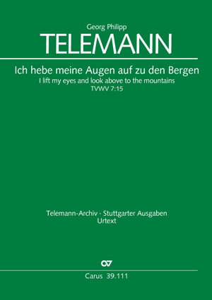 Georg Philipp Telemann: Ich hebe meine Augen auf zu den Bergen - Noten | Carus-Verlag