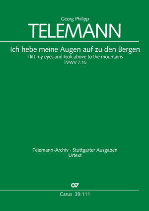 Ich hebe meine Augen auf zu den Bergen Partitur, Erstausgabe