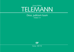 Georg Philipp Telemann: Deus, judicium tuum - Sheet music