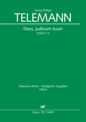 Deus, judicium tuum Vocal score