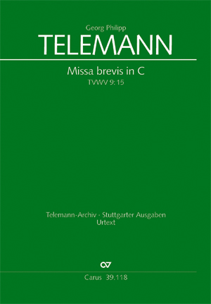 Georg Philipp Telemann: Missa brevis - Noten | Carus-Verlag
