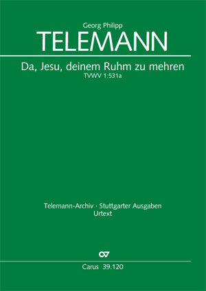 Thumbnail: Georg Philipp Telemann: Da, Jesu, deinen Ruhm zu mehren