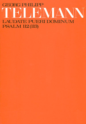Georg Philipp Telemann: Laudate pueri Dominum - Noten | Carus-Verlag
