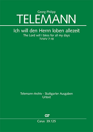 Thumbnail: Georg Philipp Telemann: Ich will den Herren loben allezeit