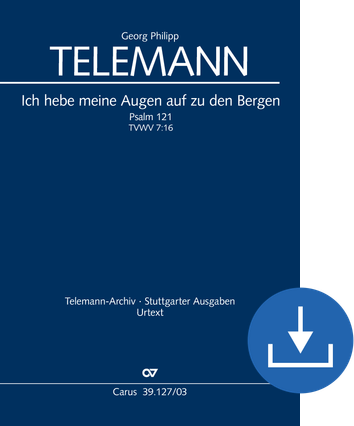 Ich hebe meine Augen auf zu den Bergen Psalm 121 Klavierauszug digital, PDF-Datei
