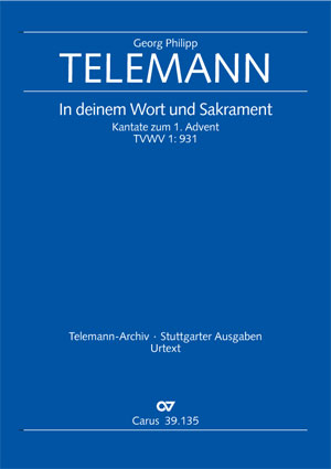 Georg Philipp Telemann: In deinem Wort und Sakrament