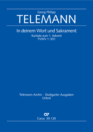 Thumbnail: Georg Philipp Telemann: In deinem Wort und Sakrament