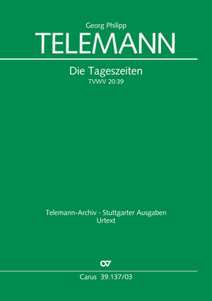 Die Tageszeiten Réduction piano-chant