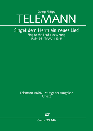 Sing to the Lord a new song Full score
