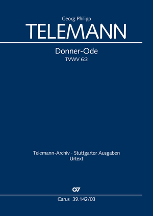 Donner-Ode Vocal score