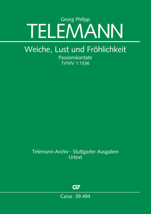 Cantate de la Passion Conducteur, Première édition