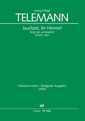 Sing out, ye heavens Full score, entspricht / equal to HE 11.201