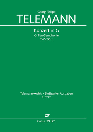 Georg Philipp Telemann: Grillen-Symphonie - Noten | Carus-Verlag