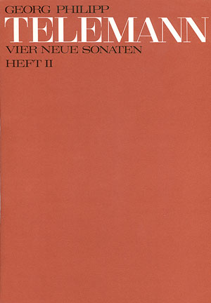 Georg Philipp Telemann: Vier neue Sonaten (Heft 2: Sonaten 3 und 4) - Noten | Carus-Verlag