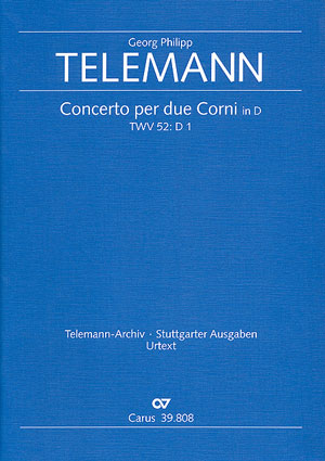 Concerto per due Corni in D Dirigierpartitur, Erstausgabe