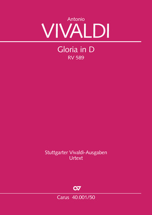 Antonio Vivaldi: Gloria in D major - Partition | Carus-Verlag