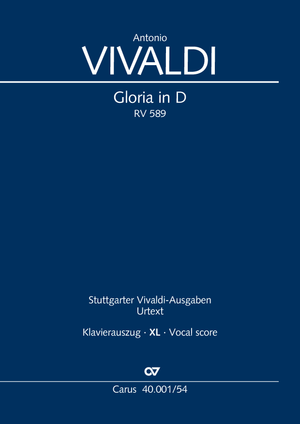 Gloria en ré majeur Réduction piano-chant, XL grand format