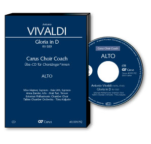 Antonio Vivaldi: Gloria in D major - CD, Choir Coach, multimedia | Carus-Verlag